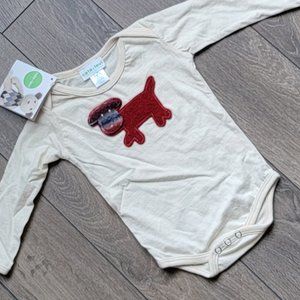 CATE & LEVI Organic Onesie - Baby - Made in Canada NEW NWT 3-6 mo Dog